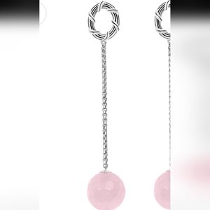 Peter Thomas Roth Rose Quartz Silver Earring